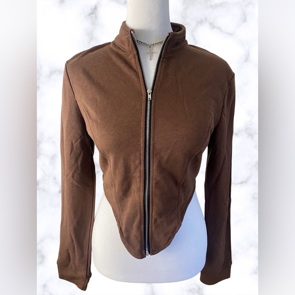 Brown Cropped Top
